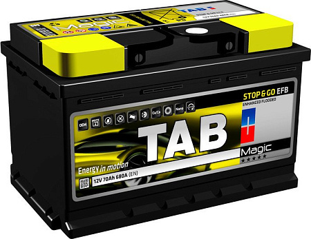 Автомобильный аккумулятор TAB Magic Stop & Go EFB R (90 А&middot;ч) (212090)