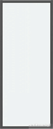 Душевая стенка Grossman Style 90x195 200.K33.05.90.21.00 (черный матовый, стекло прозрачное)