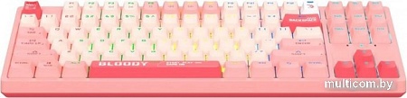 Клавиатура A4Tech Bloody S87 Energy Pink (Bloody BLMS Red Plus)
