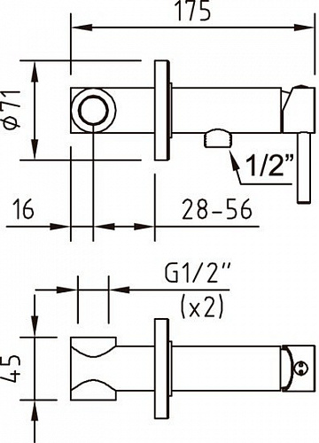 Смеситель Clever Atlas 97800