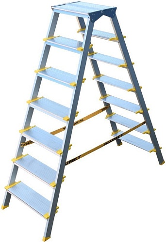 Лестница-стремянка Алюмет ASD 5207 (2х7 ступеней)