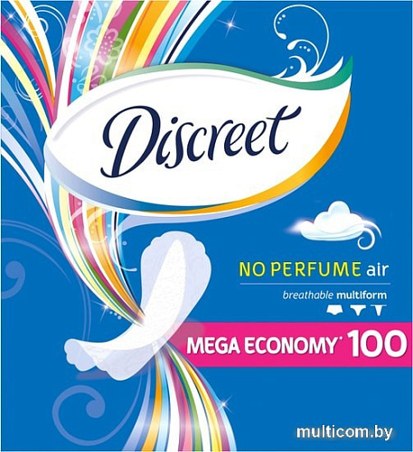 Прокладки ежедневные Discreet Air Multiform Trio (100 шт)