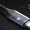Кабель VCOM CU540M-1.2M USB4 - USB4 (1.2 м, черный)