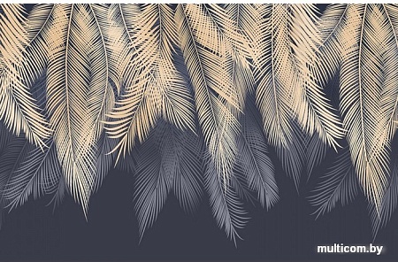 Фотообои Citydecor Пальмовые листья с оттенком (бежевый-синий) 400x270
