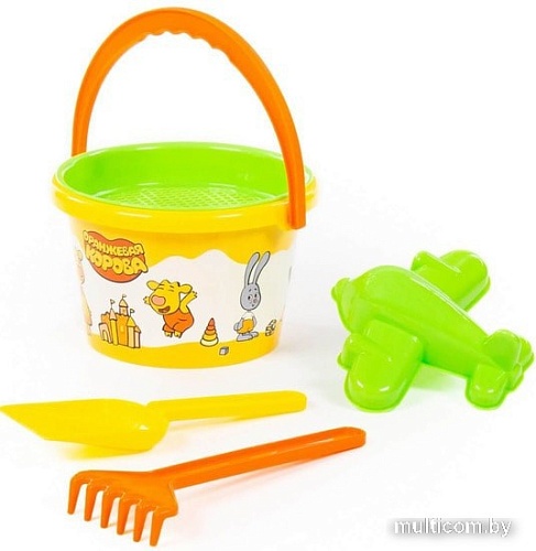 Набор игрушек для песочницы Полесье Оранжевая корова №3 83173