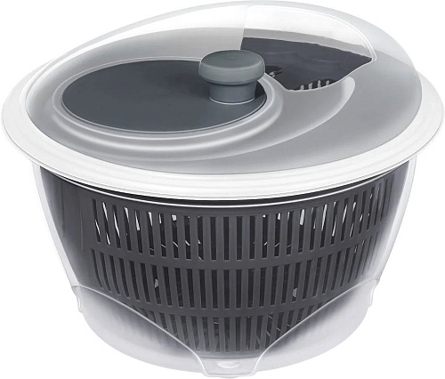 Сушка для зелени Эльфпласт Spinner EP646 (прозрачный/графитовый)