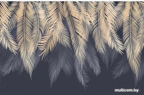 Фотообои Citydecor Пальмовые листья с оттенком (бежевый-синий) 400x270