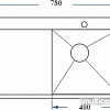 Кухонная мойка Asil AS 3119 (левая, матовая, 1.2 мм)