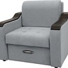 Кресло Сириус Лидер-3 НПБ 105x110 (Eva 09 велюр светло-серый)
