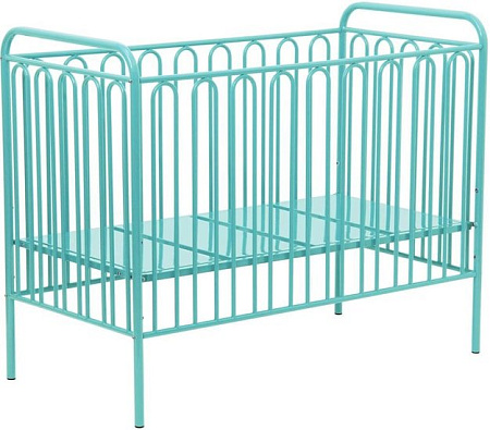 Детская кроватка Polini Kids Vintage 150 (бирюзовый)