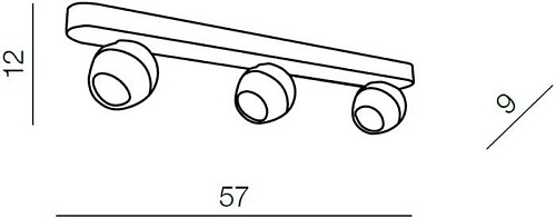 Спот AZzardo Pera 3 AZ1251