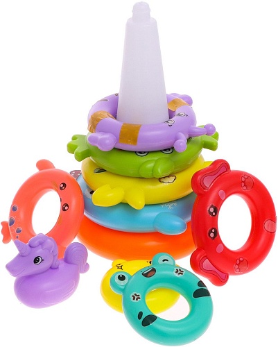 Развивающая игрушка Sima-Land Пирамидка. Единорожка KD827-22 9942654