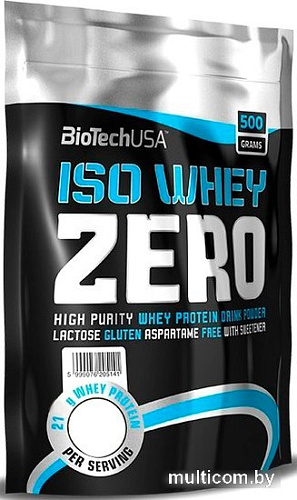 Протеин BioTech USA Iso Whey Zero (кокос, 500 г)