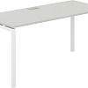 Norden 160х70х75 SG.206.SH.44.WH (белый/серый бархат)
