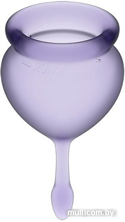 Менструальная чаша Satisfyer Feel Good (фиолетовый)