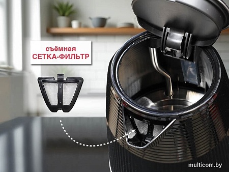 Электрический чайник Oursson KE1736W/BL