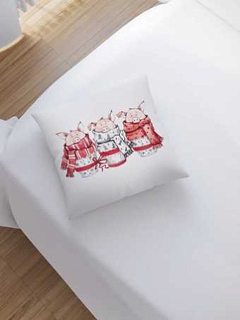 Чехол на подушку JoyArty Три поросенка sl_78051