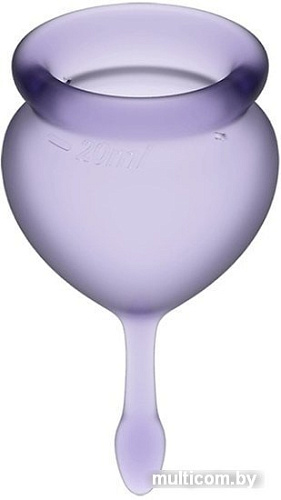 Менструальная чаша Satisfyer Feel Good (фиолетовый)