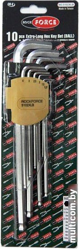 Набор ключей RockForce RF-5102XLB (10 предметов)