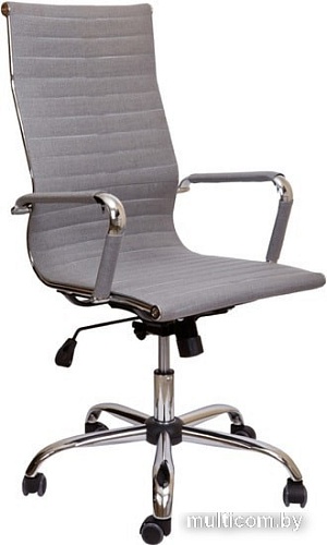 Кресло Седия Elegance Chrome (ткань, серый)