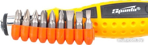 Отвертка Sparta 115455с набором бит