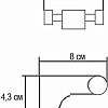Крючок для ванны Ekko E3405-2