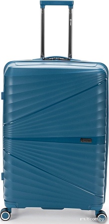 Чемодан-спиннер Torber Nevo T2207L (синий)