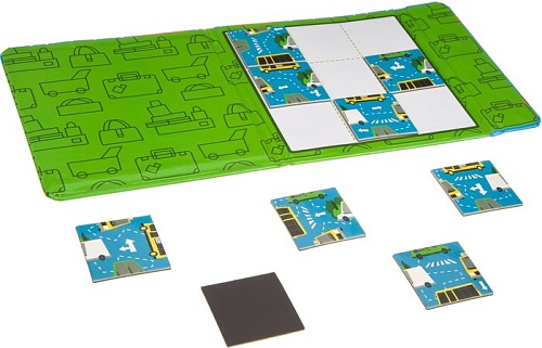 Развивающая игра Bondibon Магнитный пазл. Транспорт ВВ3561