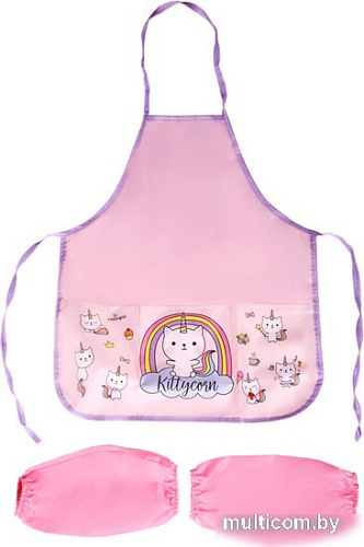 Фартук для рисования ArtSpace KittyCorn 53,5x44,5 см 3 кармана ФМ_280825