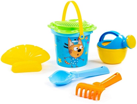 Набор игрушек для песочницы Полесье Три кота и море приключений №2 91918 (в ассортименте)