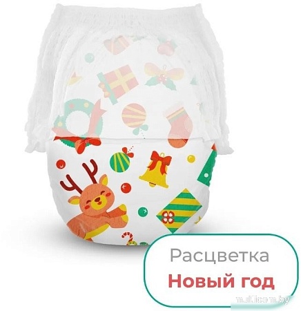 Трусики-подгузники Offspring M 6-11кг Новый год (42 шт)