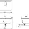 Кухонная мойка Aquasanita Delicia SQD100W (black metallic 601)