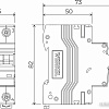 Выключатель автоматический Werkel 2P 25 A C 4.5 кА W902P254