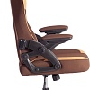 Игровое (геймерское) кресло TetChair iBear ткань (коричнево-бежевый)