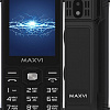 Кнопочный телефон Maxvi P101 (черный)