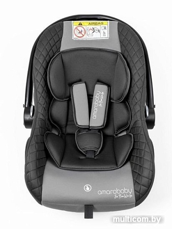 Детское автокресло Amarobaby Baby Comfort AB222008BC/11 (серый)