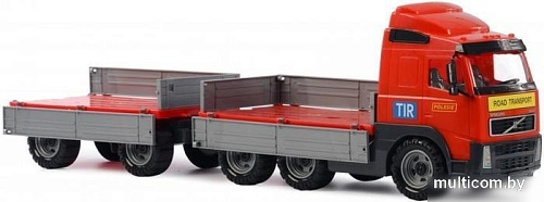 Полесье Volvo автомобиль бортовой с прицепом 9487