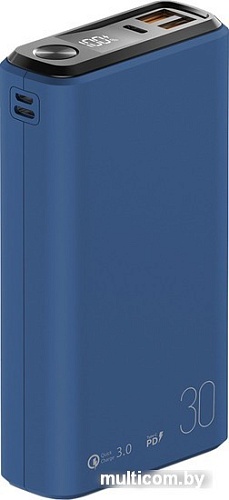 Внешний аккумулятор Olmio QS-30 30000mAh (темно-синий)