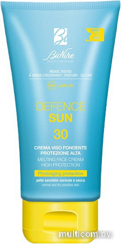 Крем после загара BioNike Defence Sun Melting Face Cream 30+ 50 мл