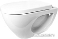Унитаз Керамин Трино консольный с жестким сиденьем и микролифтом