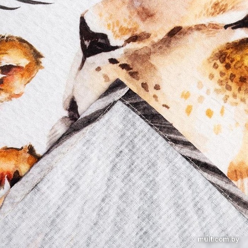 Полотенце Этель Папа 5473725 (коричневый/серый)