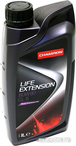 Трансмиссионное масло Champion Life Extension GL-5 80W-90 1л