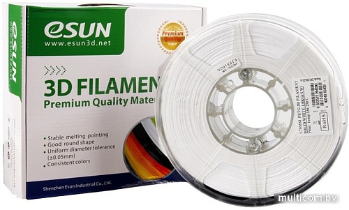 eSUN PET-G 1.75 мм 1000 г (белый непрозрачный)