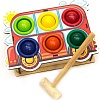 Молоточек WoodLand Toys Автобус 115404