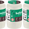 Набор свечей Bolsius Ритуальные масляные Copmo rc3 rspo mb 3 дня горения (белый)