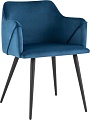 Стул Stool Group Джоэл с подлокотниками vd-joel-b29 (велюр синий)