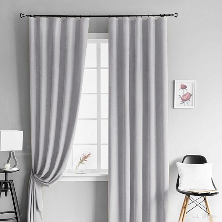 Комплект штор Pasionaria Тина 290x270 (серебристый)