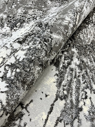 Ковер для жилой комнаты Bossan Rome E029A-GRI-AGRI (1.6x2.3)