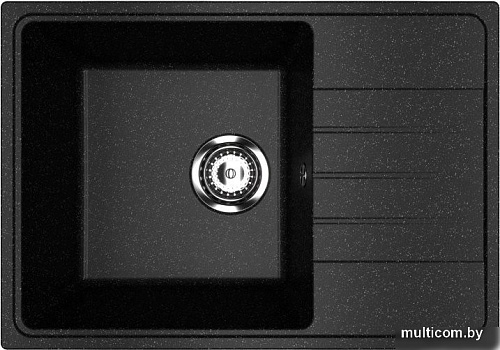 Кухонная мойка Mixline ML-GMU06 556732 (черный камень)
