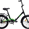 Велосипед AIST Smart 20 1.1 2022 (черный/зеленый)